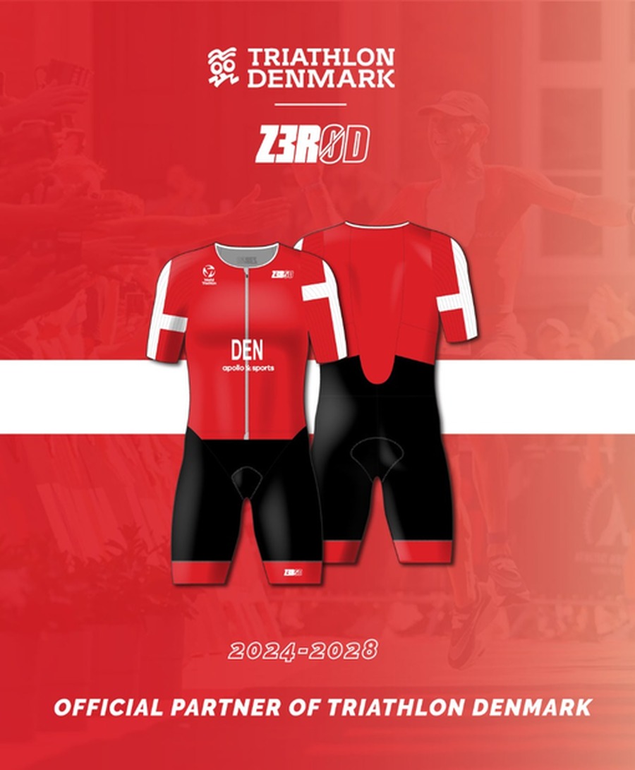 🆕 🇩🇰 Nouveau partenariat : Z3R0D équipera la fédération de triathlon du Danemark ! 