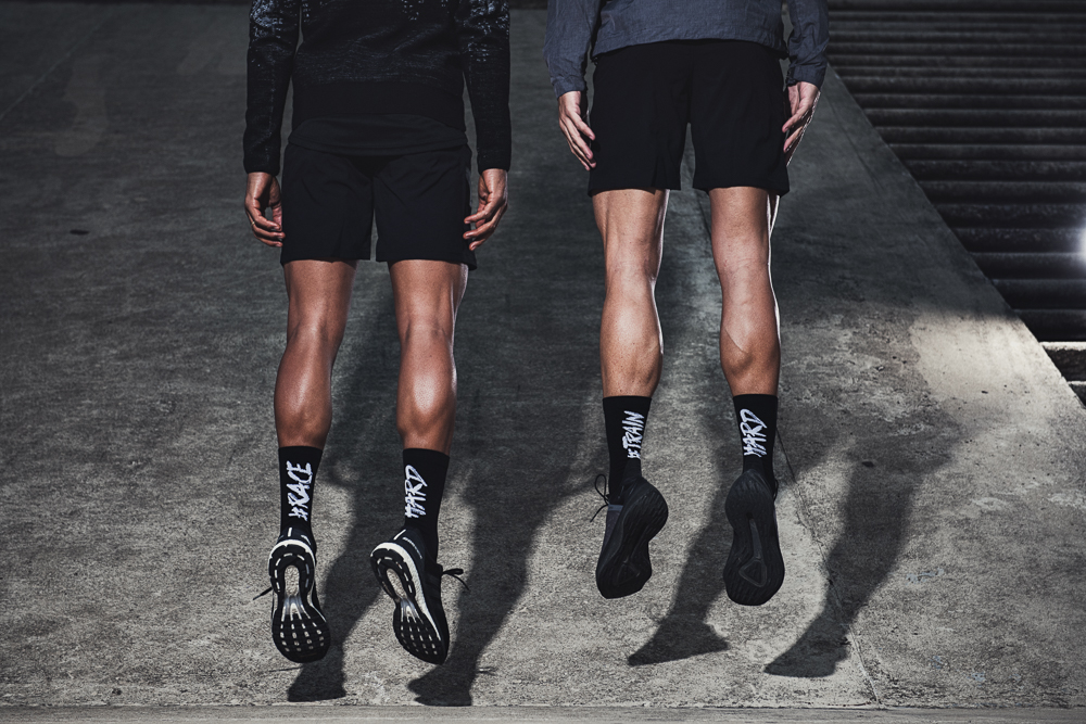 Chaussettes Z3R0D course à pied et vélo - Homme - BLACK SERIES - Taille  35/38