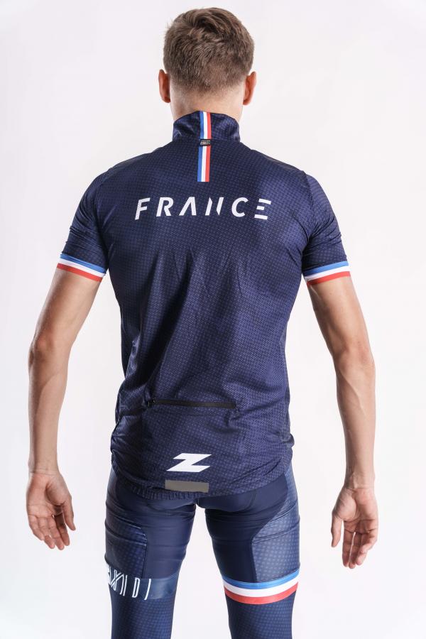 Gilet coupe-vent France Z3R0D - gilet sans manches vélo