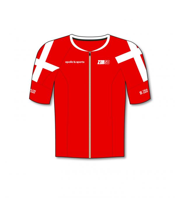 Denmark cycling jersey for men| Denmark cycling gear by Z3R0D