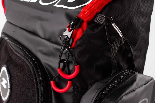 Sac à dos Z3R0D noir rouge - Sports Backpack