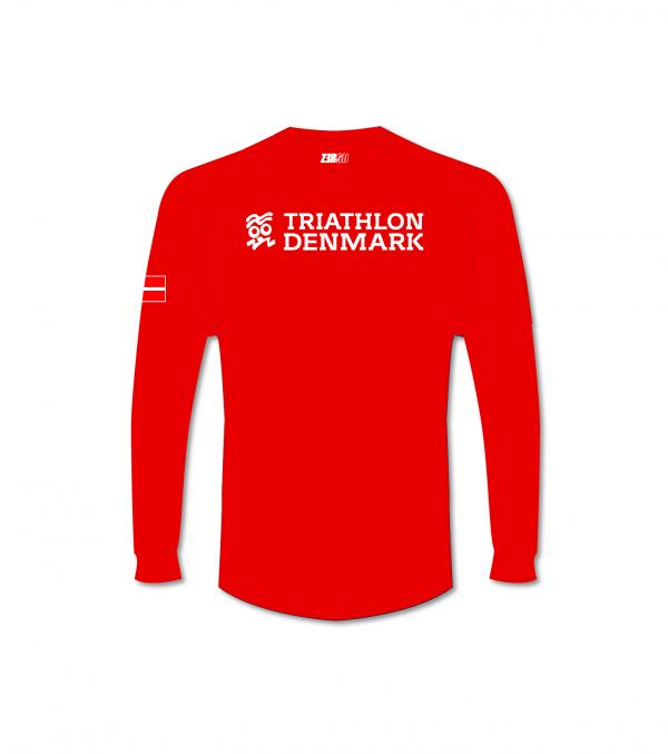 Denmark Woman Long Sleeves Running T-shirt | Z3R0D