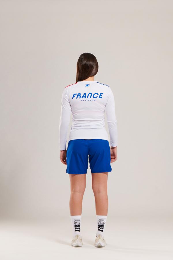 T-shirt manches longues running équipe de France Z3R0D