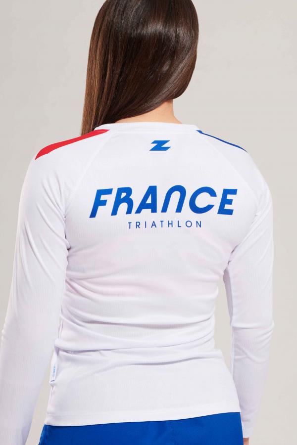 T-shirt manches longues running équipe de France Z3R0D