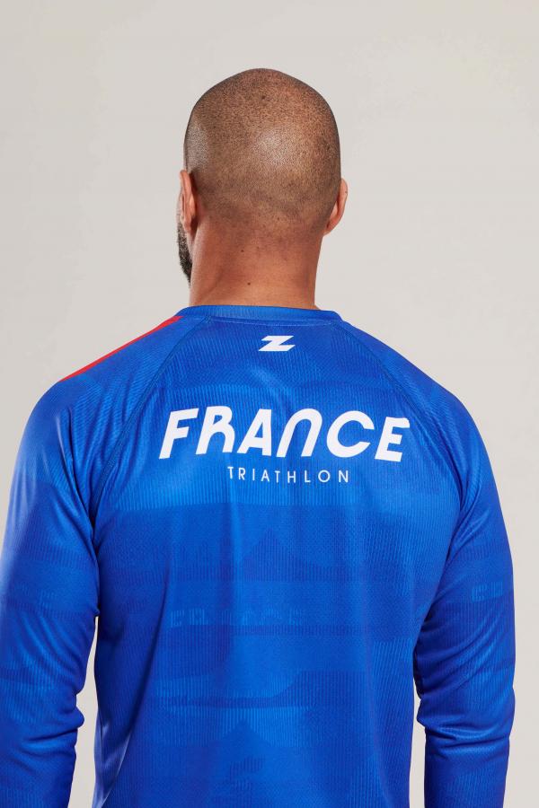 T-shirt manches longues running équipe de France Z3R0D