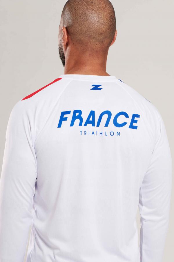 T-shirt manches longues running équipe de France Z3R0D