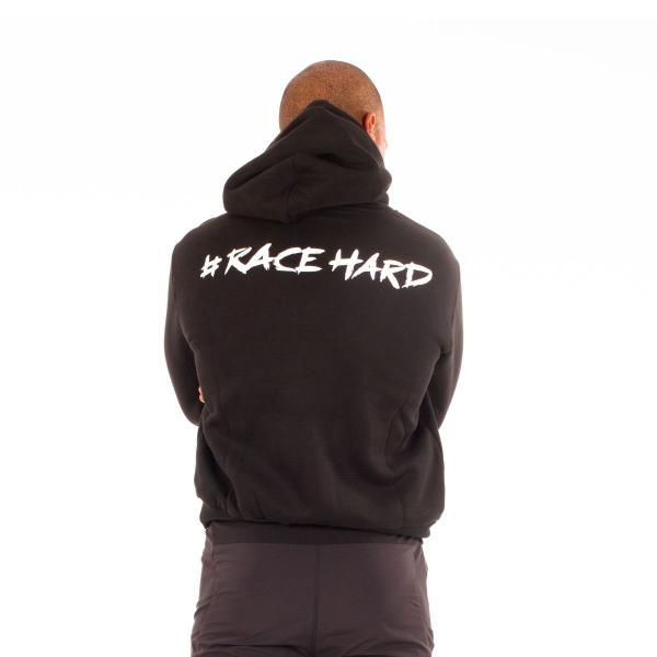 Sweat à capuche hoodie noir Z3R0D