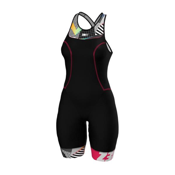 Trifonction noire Start femme Shapeshifter | Z3R0D - tenue de triathlon