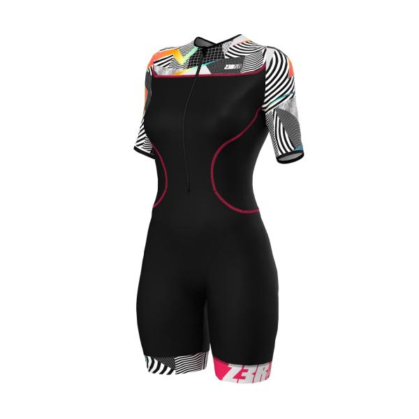 Trifonction femme Start noire Shapeshifter | Z3R0D - tenue de triathlon 